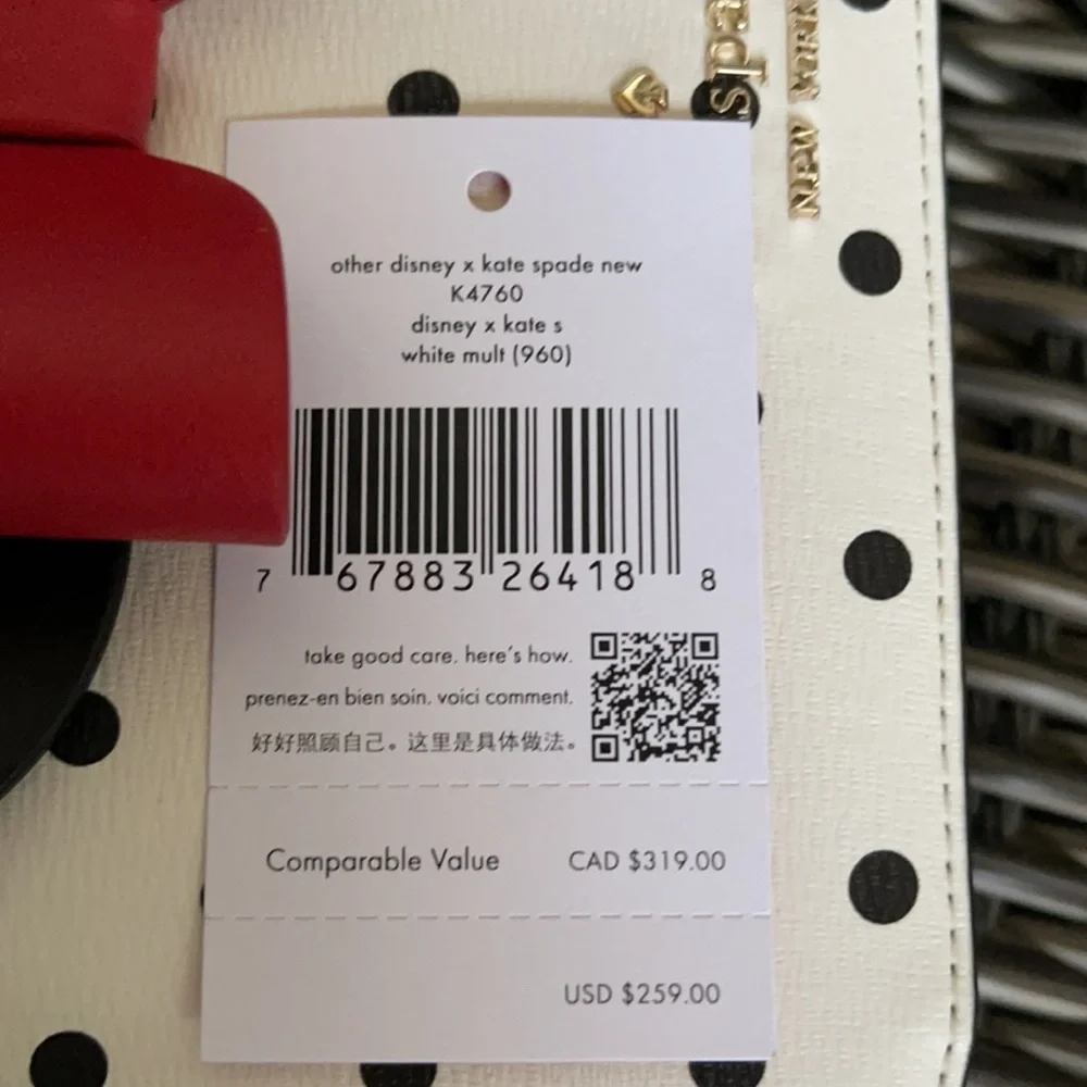 disney x kate spade new york other minnie mouse camera bag - Picture 10 of 16